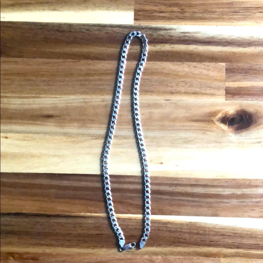 Silver necklaces
